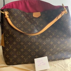 Louis Vuitton Graceful MM in Pivoine